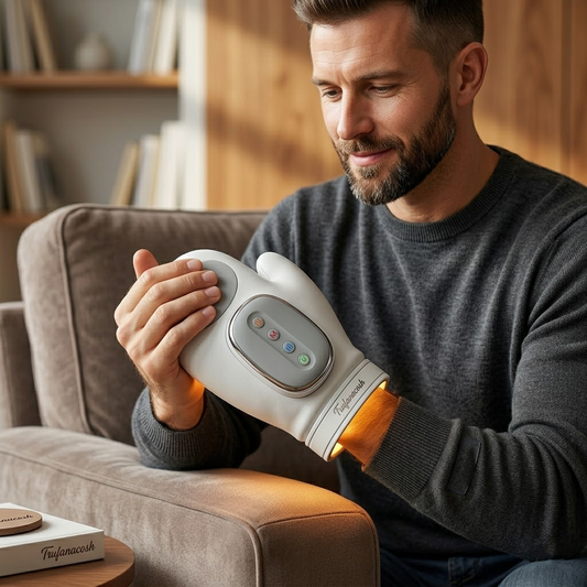 Trufanacosh Electric Hand Massager with Deep Tissue Kneading - Ideal for Arthritis, Carpal Tunnel, & Finger Tension Relief