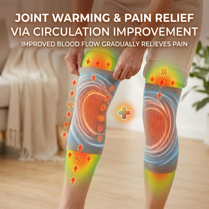 Trufanacosh Luxury Thermal Knee Support - High-End Joint Warming Protection - Breathable Wool Blend for All-Day Comfort & Recovery