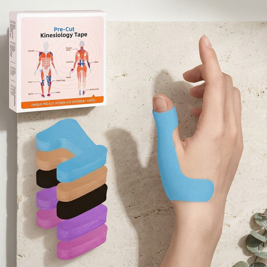 Trufanacosh Elite Performance Thumb Support Tape - Advanced Athletic Strapping for Joint Stability & Ligament Protection - Multi-Color Professional Grade Recovery Series